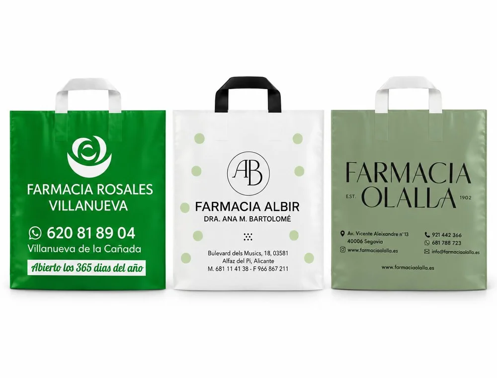 Bolsas asa lazo personalizadas